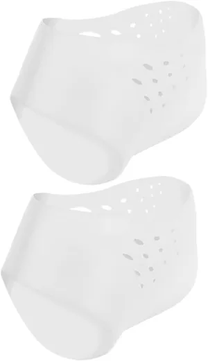 2pcs Invisible Silicone Heel Pads for Height Increase Breathable and Comfortable Heel Lifts for Men and Women Non Slip Design Boost for Everyday Use