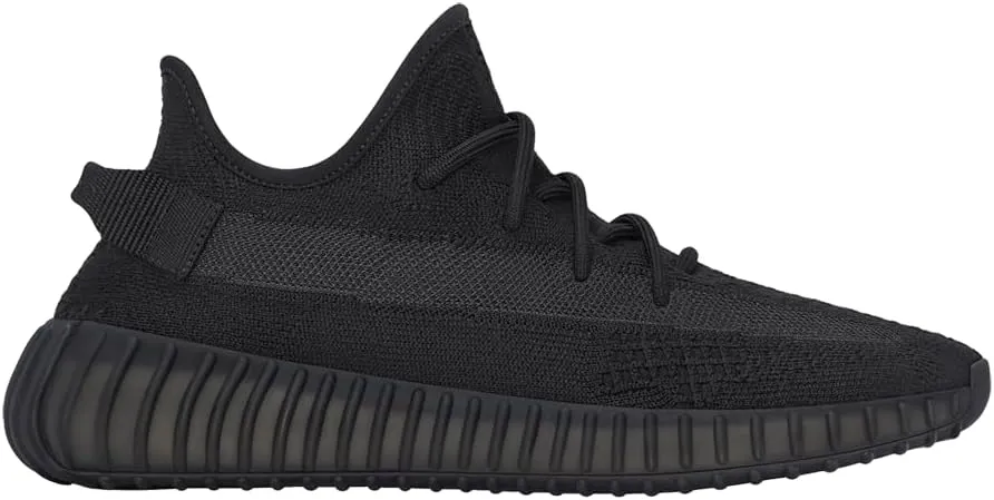adidas Mens Yeezy Boost 350 V2 Lace Up Sneakers Shoes Casual - Black - Size 11 M