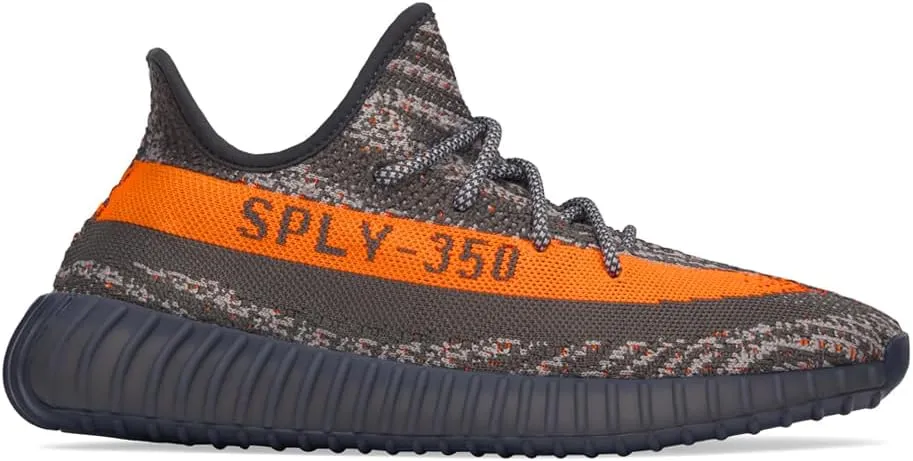 adidas Mens Yeezy Boost 350 V2 Lace Up Sneakers Shoes Casual - Grey - Size 5.5 M