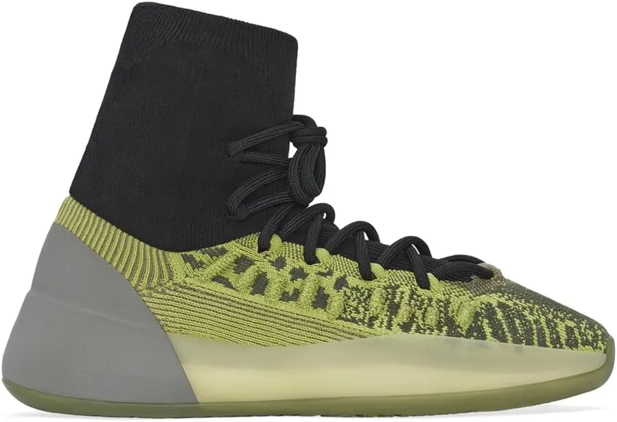 adidas Yeezy BSKTBL Knit Lace Up Sneakers Green