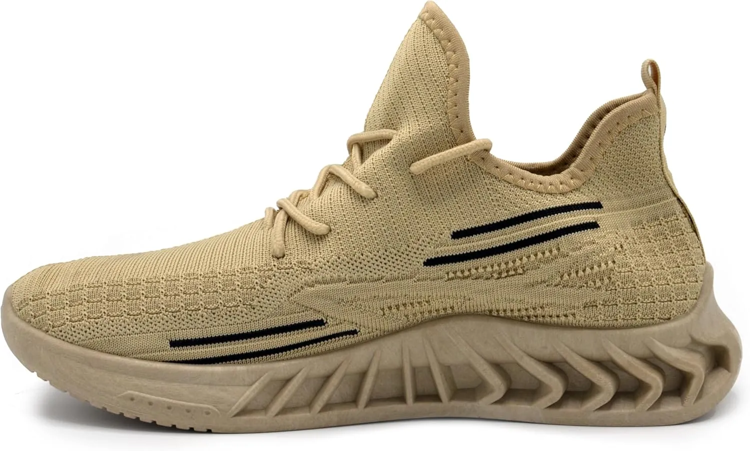 AKADEMIKS Men's Fit Knit Jogger Sneakers, Breathable Running Shoes for Athletic and Casual Wear