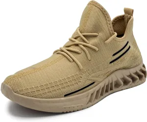 AKADEMIKS Men's Fit Knit Jogger Sneakers, Breathable Running Shoes for Athletic and Casual Wear
