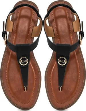 Alicegana Sandals for Women 2025 Dressy: Comfortable Summer Flat Sandals Gladiator Thong Flip Flops for Beach Walking Casual