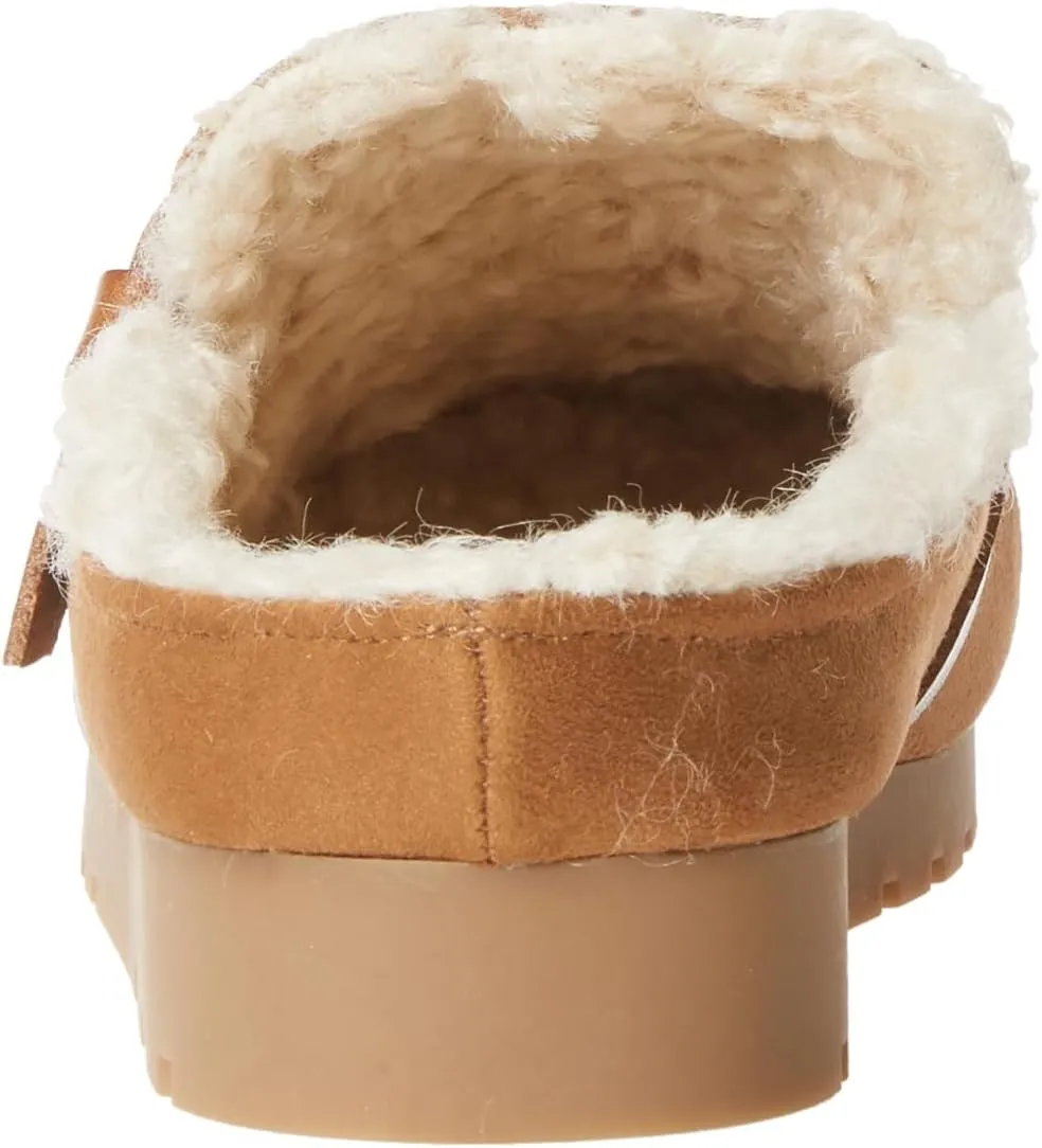 Amazon Essentials Women's Backless Shearling Memory Foam Mule