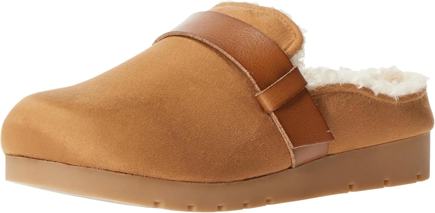 Amazon Essentials Women's Backless Shearling Memory Foam Mule