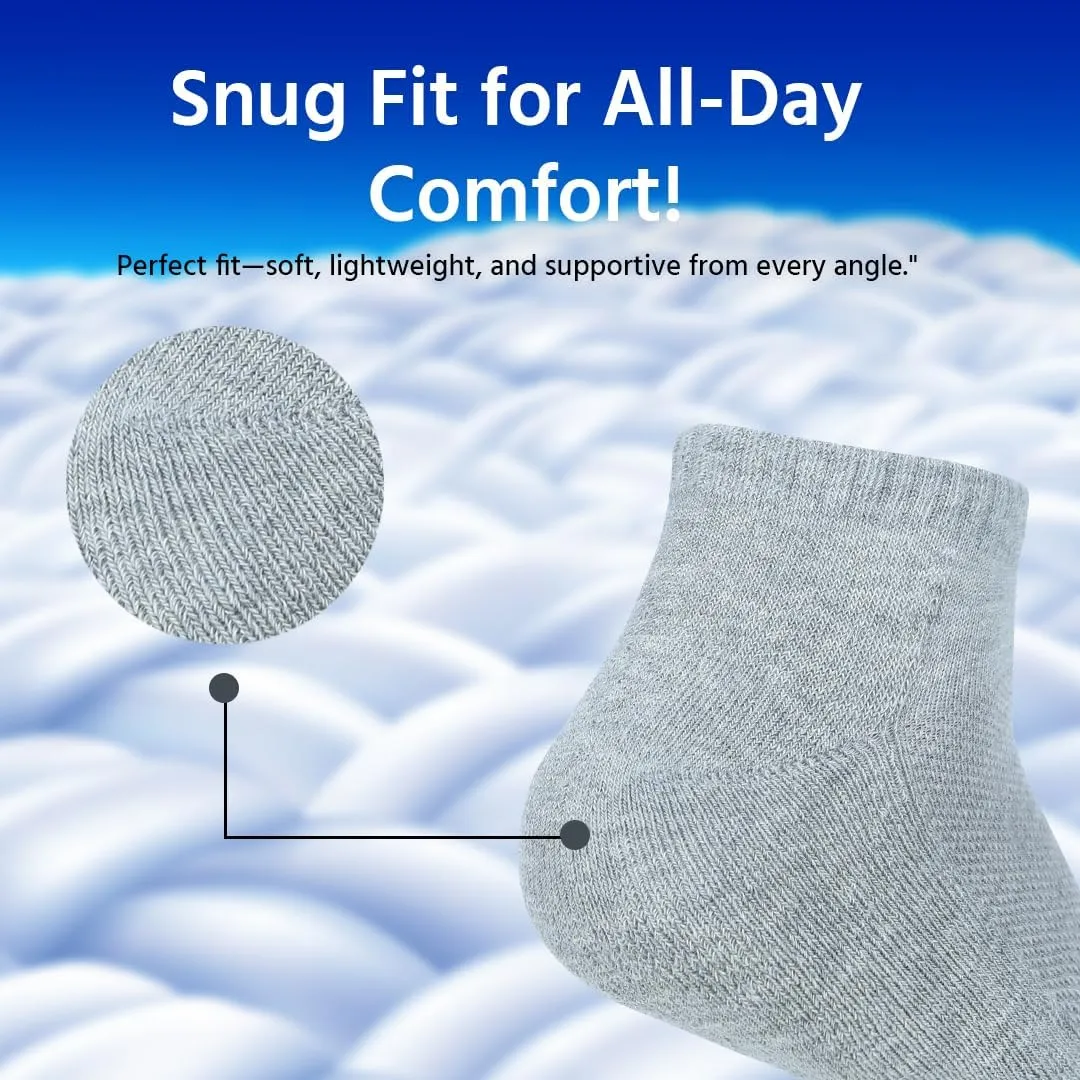 Ankle Socks Women |8 Pack|Running Athletic Cotton Loafers Shoes Casual Wear|Sports Gym Active Everyday Sock