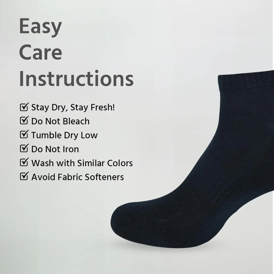 Ankle Socks Women |8 Pack|Running Athletic Cotton Loafers Shoes Casual Wear|Sports Gym Active Everyday Sock
