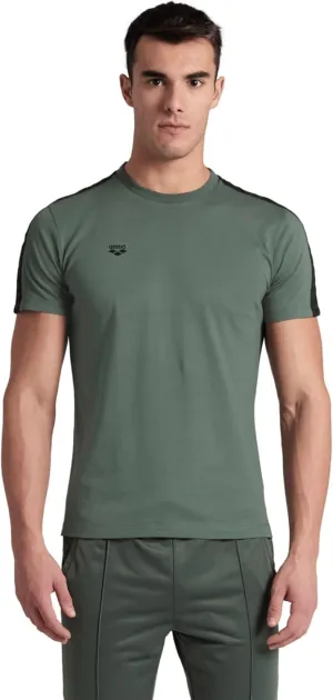 ARENA Men's Team T-Shirt 100% Cotton Slim Fit Short Sleeve Casual Athletic Wear