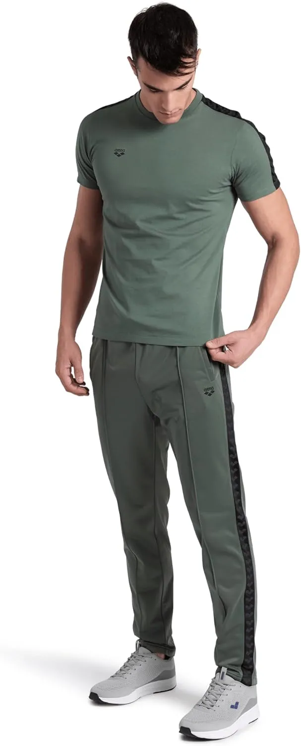 ARENA Men's Team T-Shirt 100% Cotton Slim Fit Short Sleeve Casual Athletic Wear