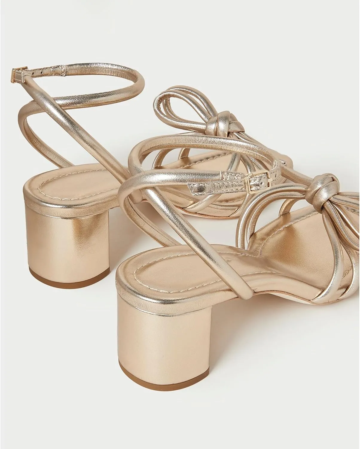 Arqa Bow-embellished Natural Raffia Heeled Sandals for Women Open Squared Toe Block Mid Heel Ankle Strap Sandal Summer Wedding Party Dressy Shoes
