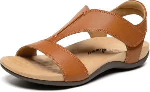 Athlefit Orthopedic Sandals for Women Comfortable Beach Orthotic Sandals with Arch Support