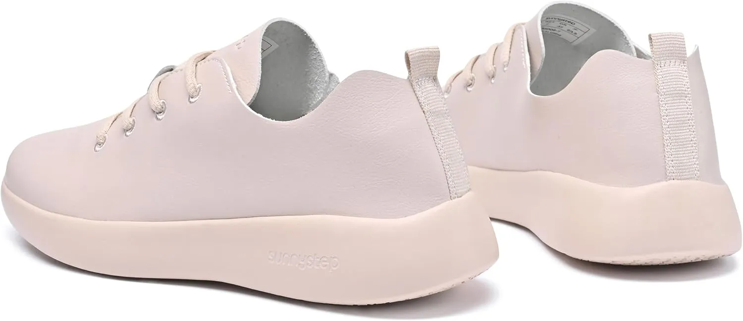 Balance Runner Comfortable Leather Sneakers for Women and Men, Non-Slip Arch Support Walking Shoes, Casual and Work Shoes for Women, Fashion Sneakers for Office, Black, White, Tan Running Shoes and Casual Shoes for All day