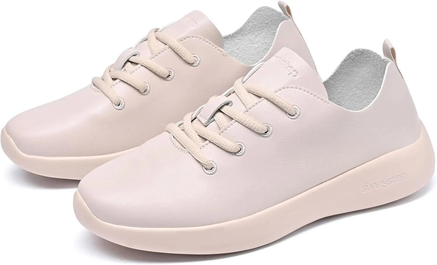 Balance Runner Comfortable Leather Sneakers for Women and Men, Non-Slip Arch Support Walking Shoes, Casual and Work Shoes for Women, Fashion Sneakers for Office, Black, White, Tan Running Shoes and Casual Shoes for All day