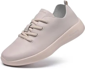Balance Runner Comfortable Leather Sneakers for Women and Men, Non-Slip Arch Support Walking Shoes, Casual and Work Shoes for Women, Fashion Sneakers for Office, Black, White, Tan Running Shoes and Casual Shoes for All day