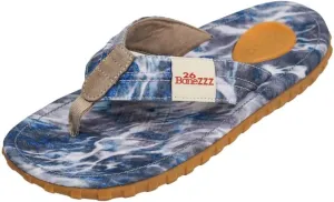 Bonezzz Chillzzz Flip Flops for Men – Memory Foam Sandals with Heel Pad Grip