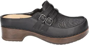 by Easy Street Womens Shirley Mules Flats Casual - Black - Size 7.5 M