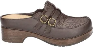 by Easy Street Womens Shirley Mules Flats Casual - Brown - Size 6 M