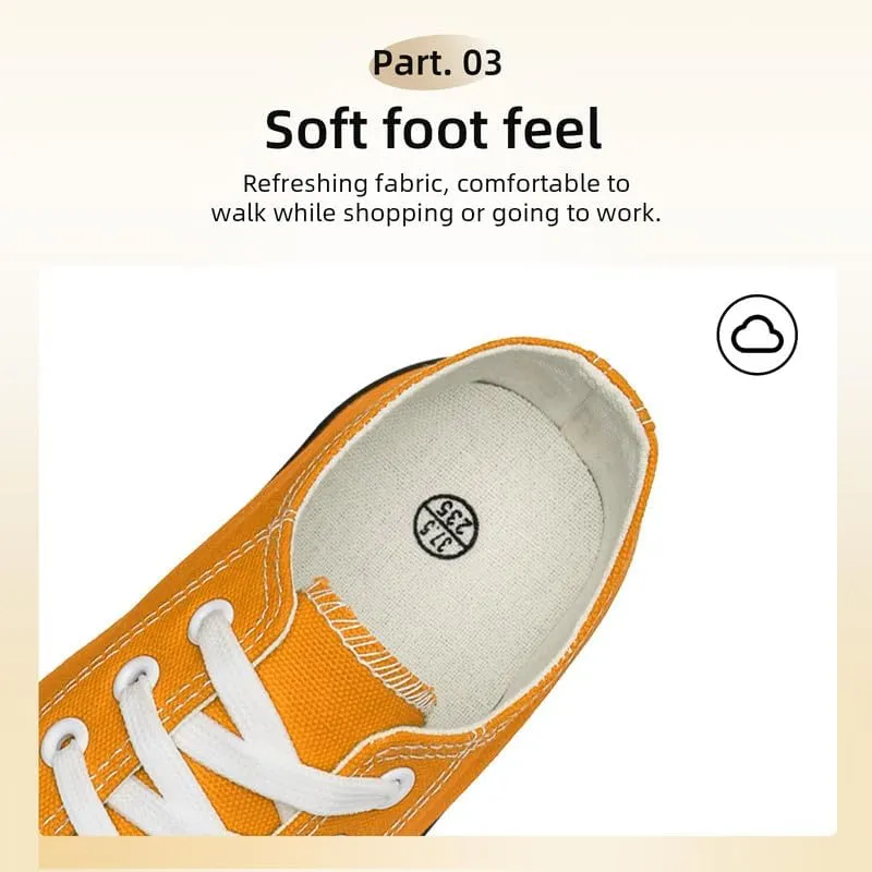 Canvas Shoes for Women Men Low Top Lace Up Sneakers Canvas Fashion Sneakers Classic Casual Walking Shoes Comfortable Breathable