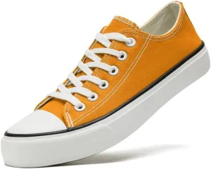 Canvas Shoes for Women Men Low Top Lace Up Sneakers Canvas Fashion Sneakers Classic Casual Walking Shoes Comfortable Breathable
