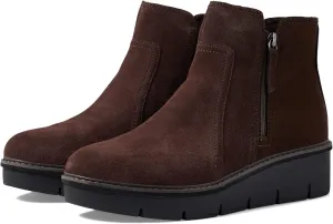 Clarks Airabell Zip Brown Suede 8 B (M)