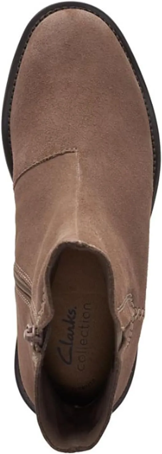 Clarks Women's Maye Zip Mid Calf Boot