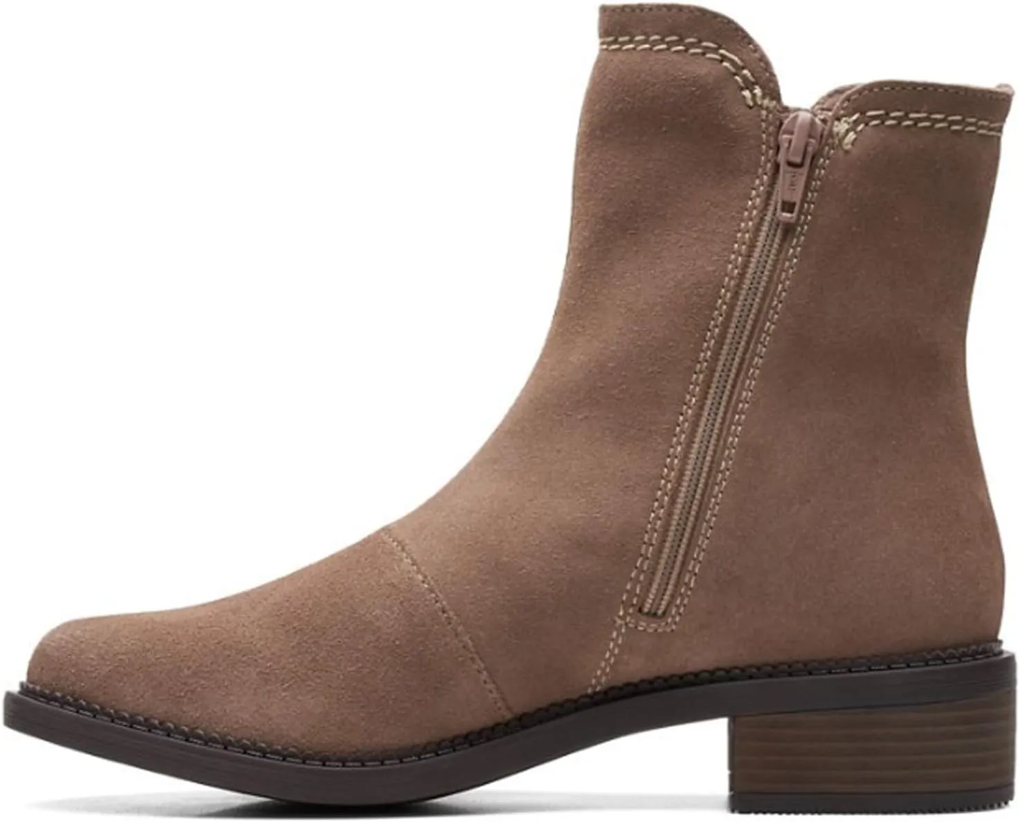 Clarks Women's Maye Zip Mid Calf Boot