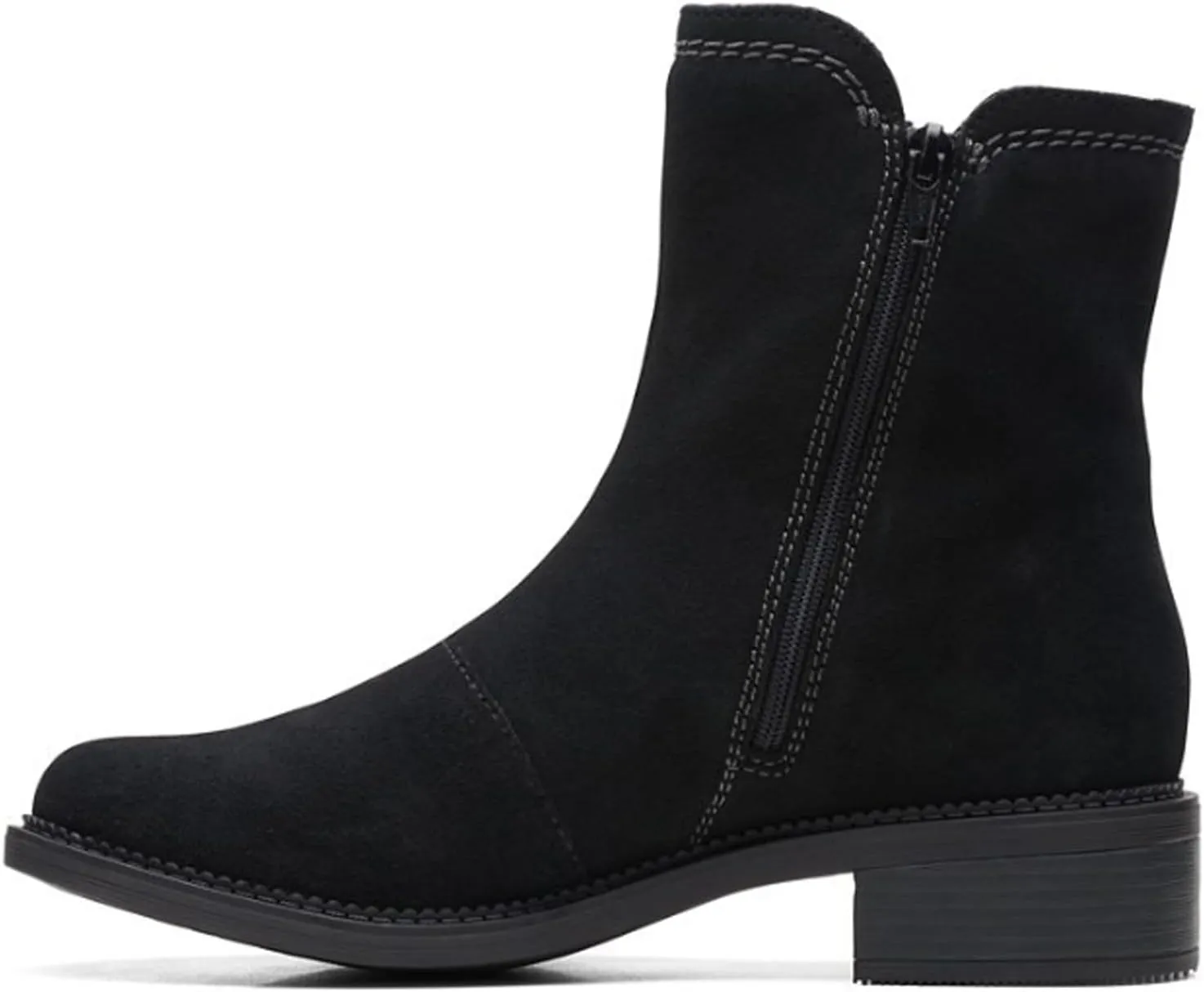 Clarks Women's Maye Zip Mid Calf Boot