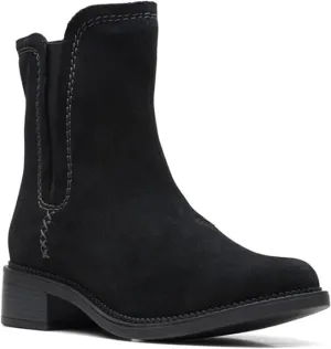 Clarks Women's Maye Zip Mid Calf Boot