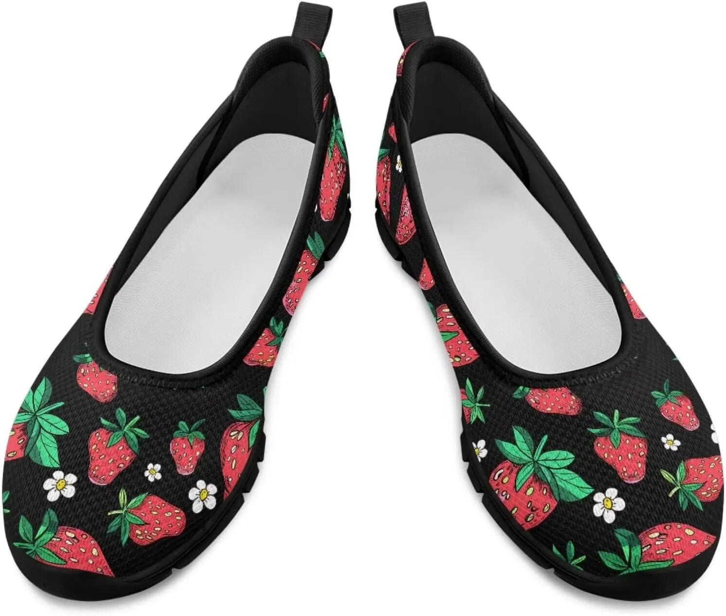 Coloranimal Womens Flats Loafers Slip On Shoes Travel Shoes Fashion Walking Running Shoes Outdoor Lightweight Womens Mesh Flats