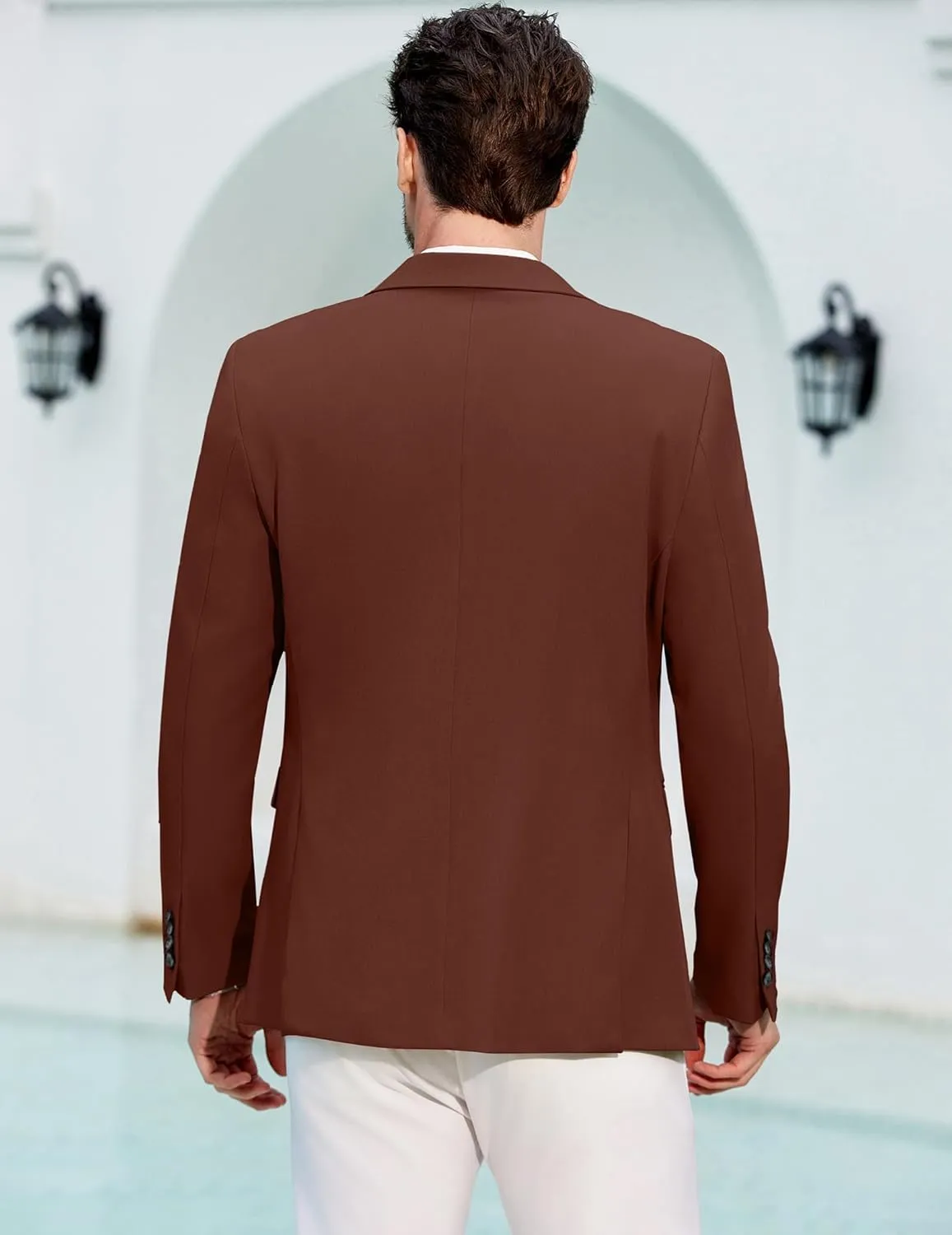 COOFANDY Men's Casual Blazer Regular Fit Lightweight Sport Coats One Button Suit Jacket Dress Blazer Jackets