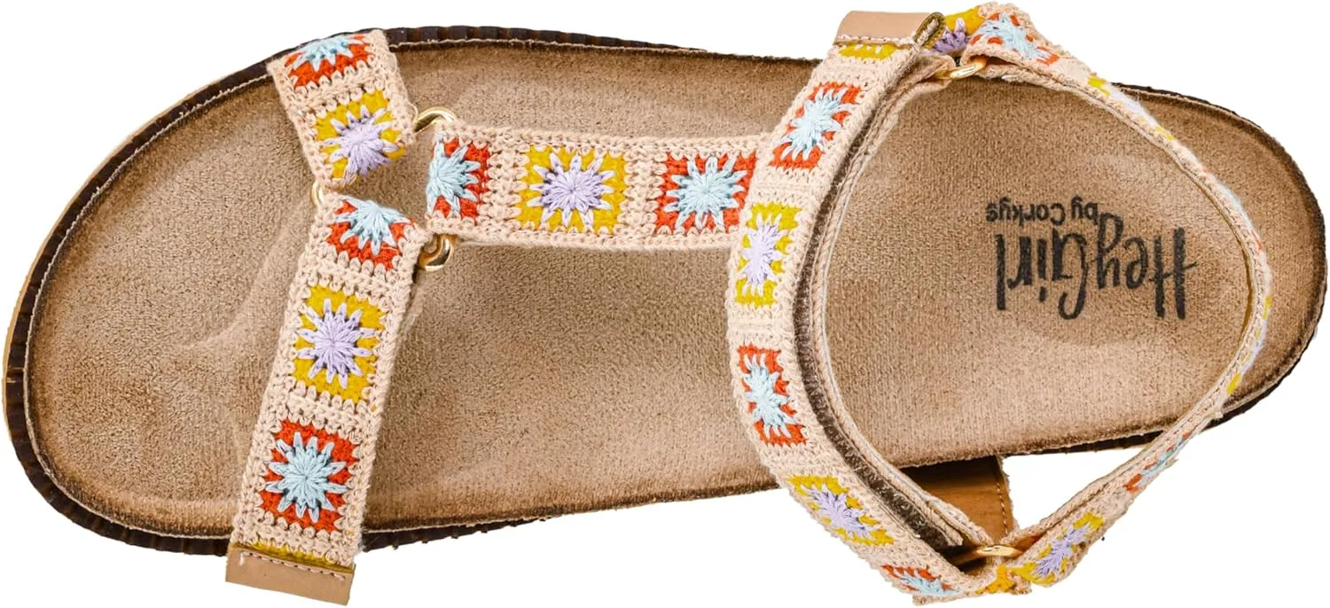 Corkys Footwear Hey Girl Hey Girl Are You Serious Strappy Sandal - Adjustable Comfort Straps - Soft Plush Cushioned Soles for Blissful Steps - All Day Wear