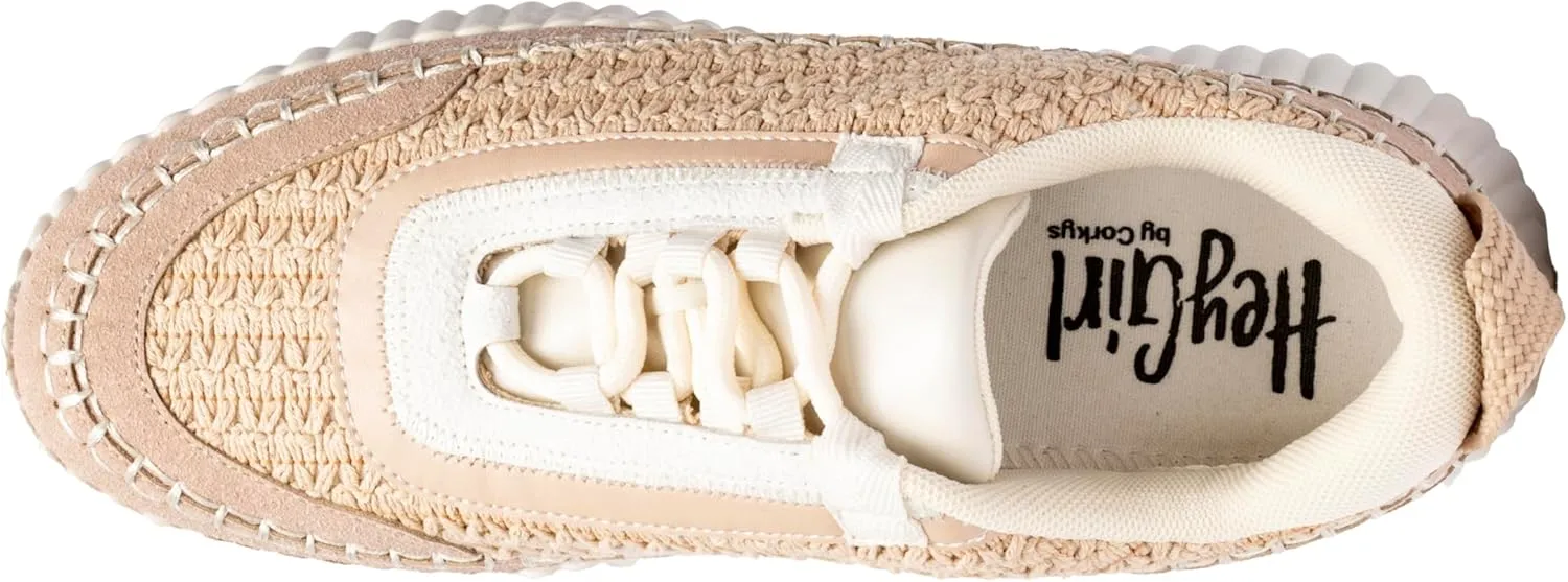 Corkys Footwear Hey Girl Womens Adventure Sneakers - with A 1.25-Inch Platform Sole, Cushioned Insoles for All Day Wear, and a Lace-Up Customizable Fit