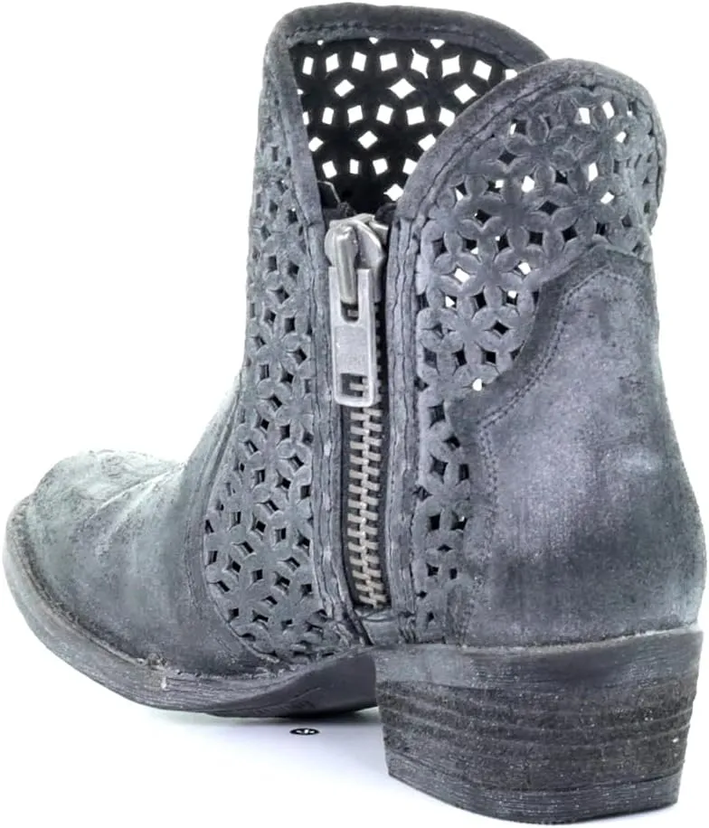 CORRAL Women's Leopard Print Fashion Booties with Round Toe