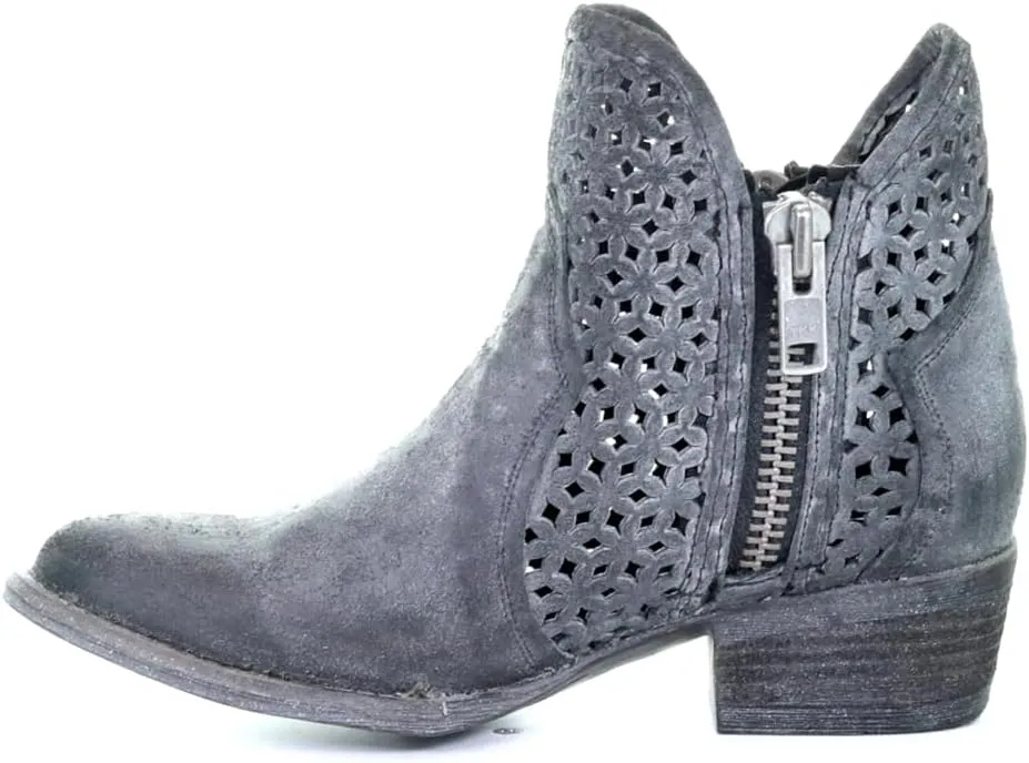 CORRAL Women's Leopard Print Fashion Booties with Round Toe