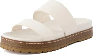 CUSHIONAIRE Women's Noho flatform footbed sandal with  Comfort, Wide Widths Available