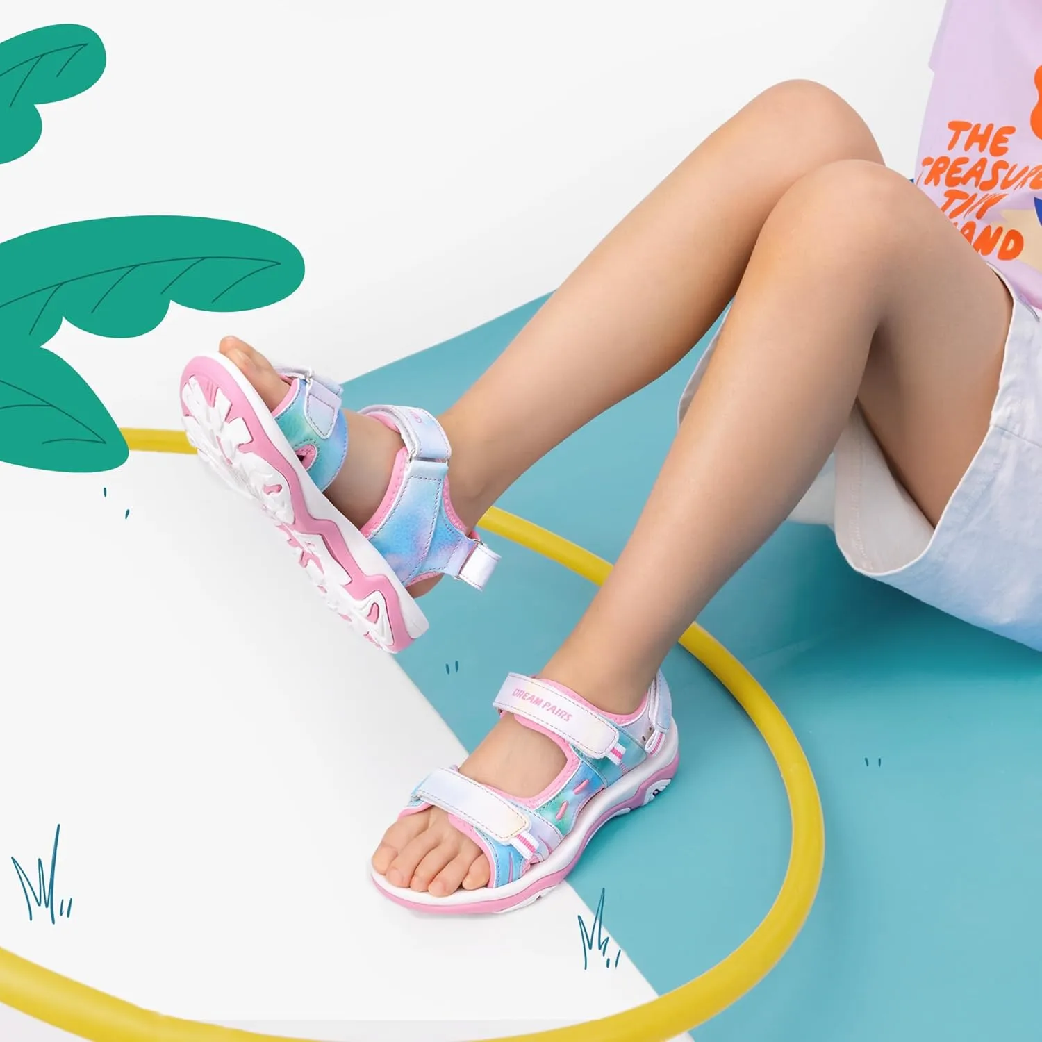 DREAM PAIRS Boys Girls Fashion Athletic Summer Sports Sandals(Toddler/Little Kid/Big Kid)