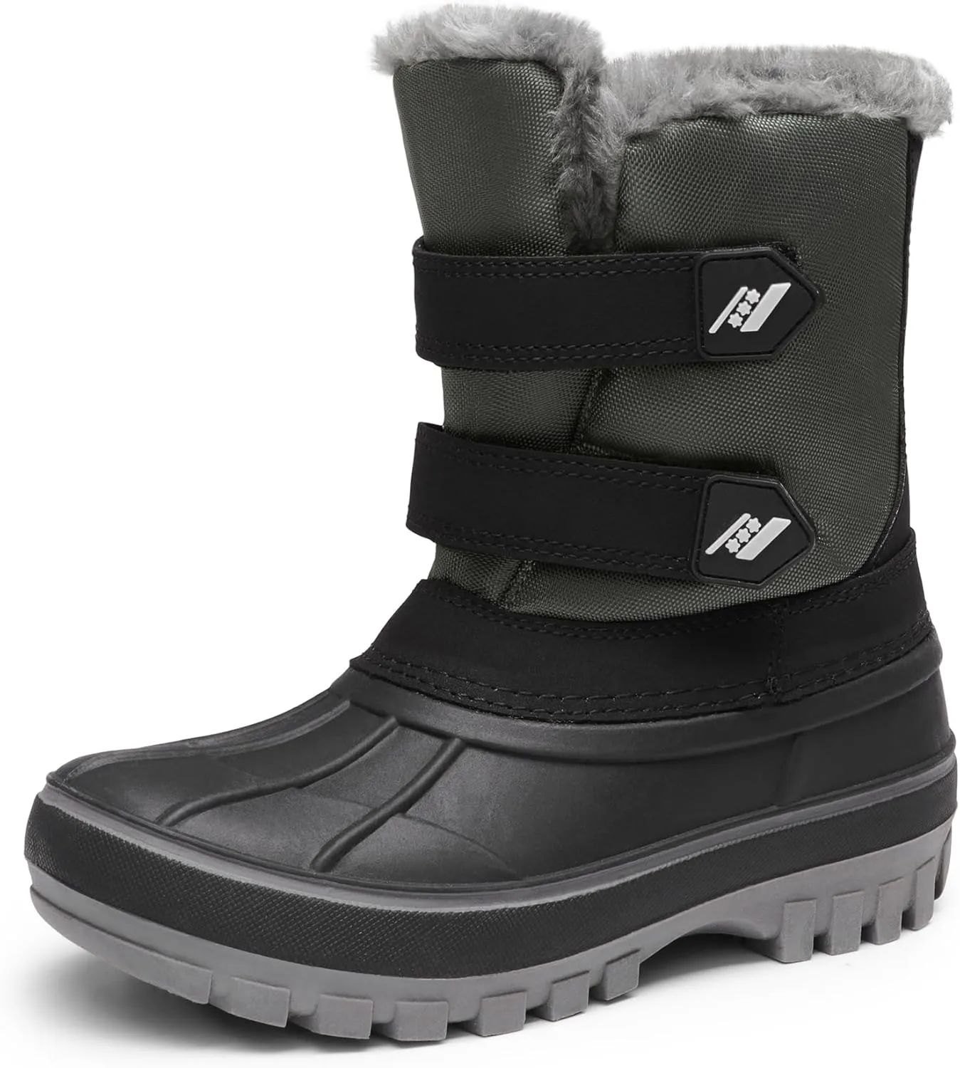 DREAM PAIRS Boys Girls Snow Boots Water-Resistant Outdoor Sport Warm Cozy Anti-Slip Cute Ankle Winter Shoes for Toddler/Little/Big Kid