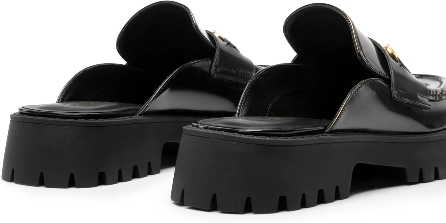 DREAM PAIRS Mules for Women, Comfortable Loafer Mules Slip On Chunky Business Casual Shoes