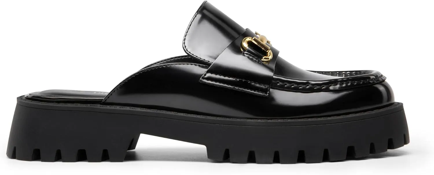 DREAM PAIRS Mules for Women, Comfortable Loafer Mules Slip On Chunky Business Casual Shoes
