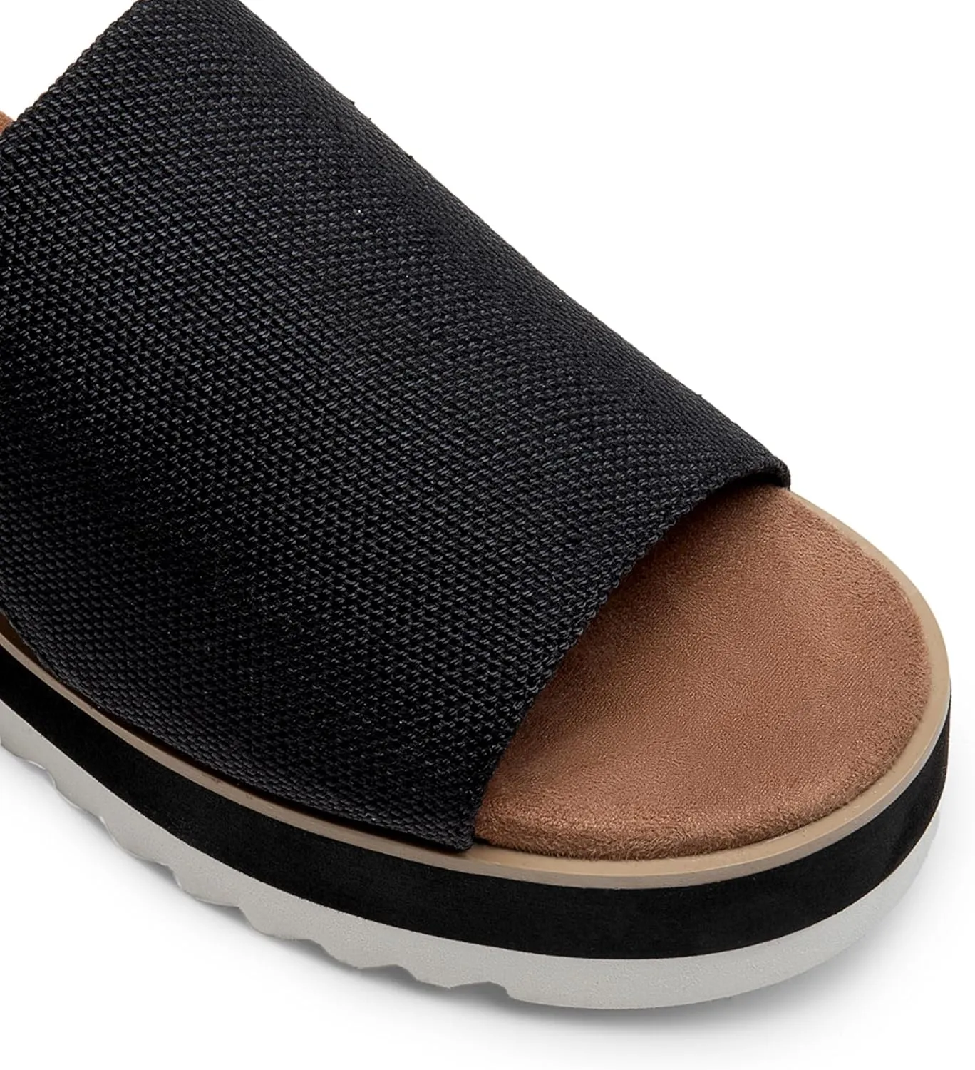 DREAM PAIRS Platform Sandals Women Slip-on Espadrille Bohemia Wedge Sandals, Comfort Dressy Summer Open Toe Canvas Slides for Women's Outdoor Walking Beach Vacation