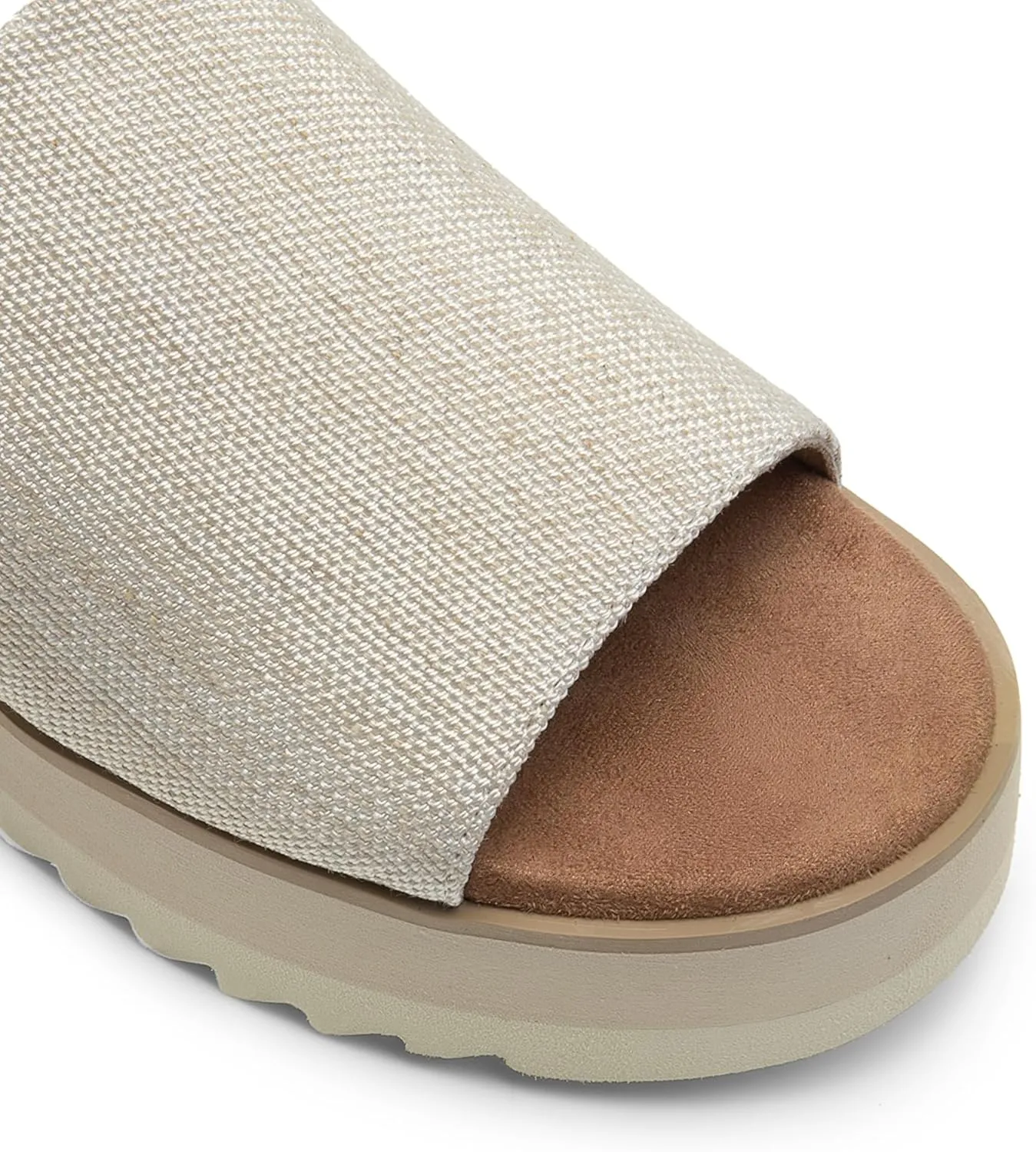 DREAM PAIRS Platform Sandals Women Slip-on Espadrille Bohemia Wedge Sandals, Comfort Dressy Summer Open Toe Canvas Slides for Women's Outdoor Walking Beach Vacation