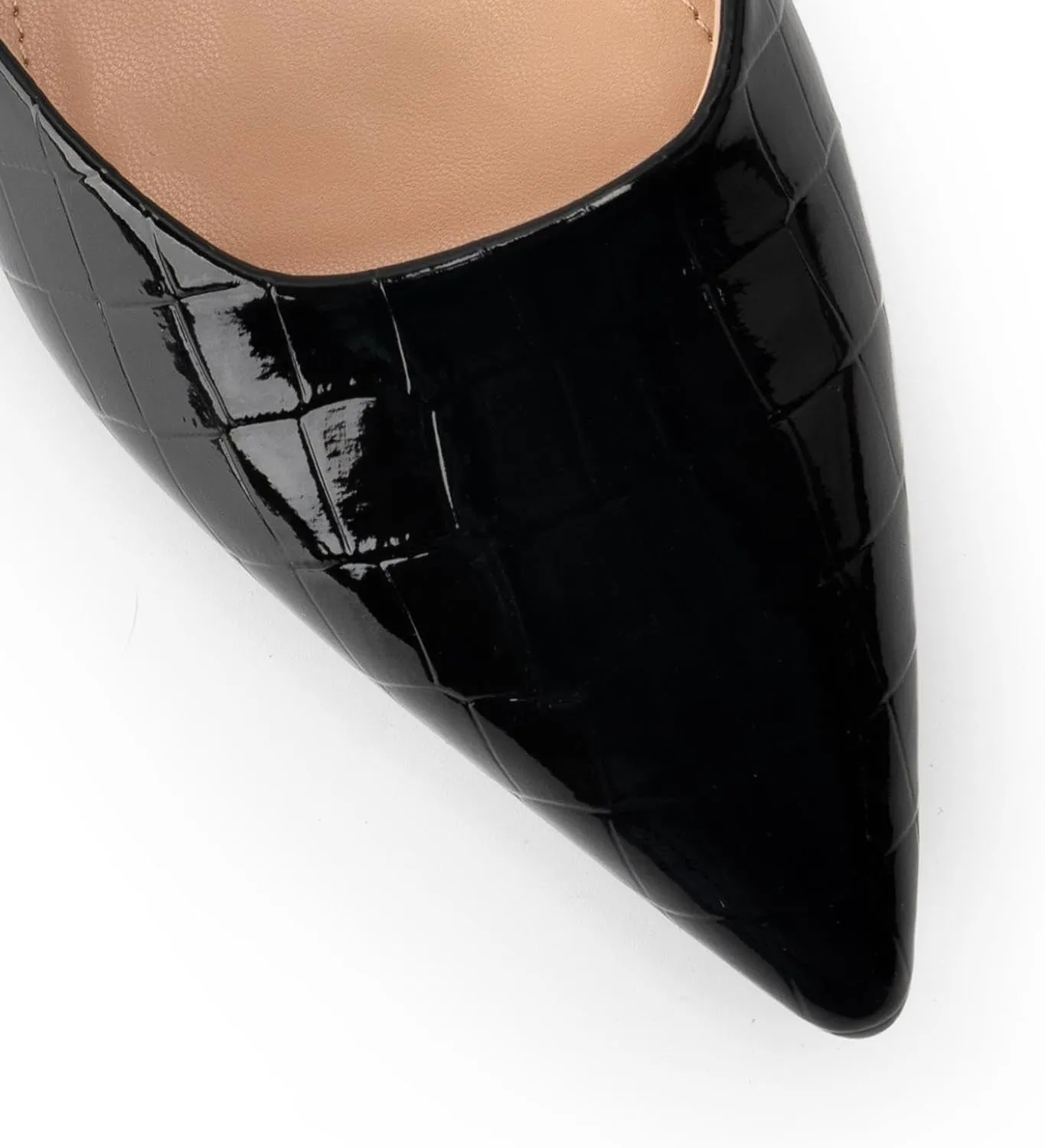 DREAMCIA Slingback Flats for Women, Pointed-Toe Ballet Flats with Buckle Strap for Elegant Women，Classic Low Heel Dress Shoes for Casual Work Office Party