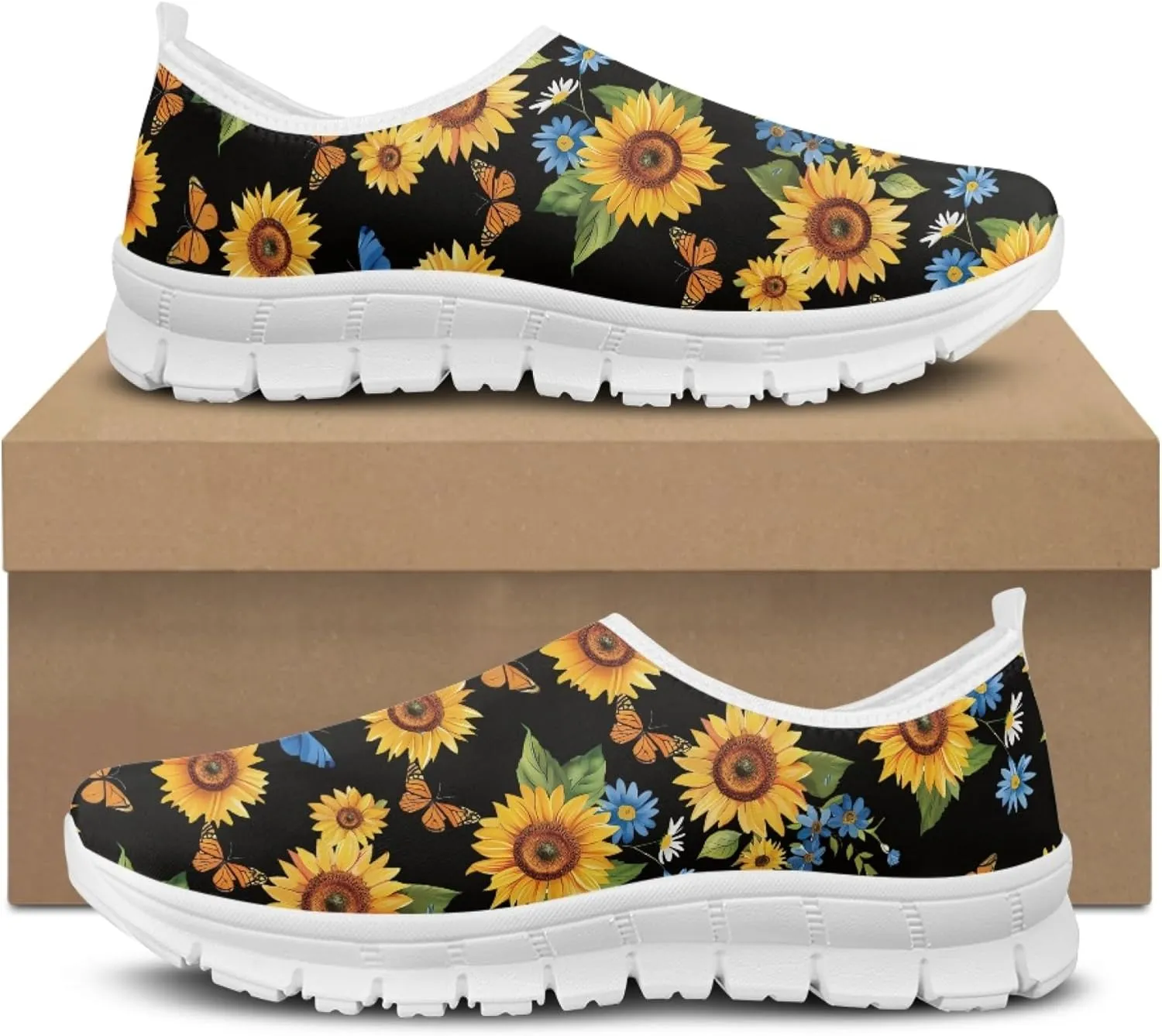 Fashion Design Women Walking Shoes Mesh Sneakers for Ladies Slip-on Shoes Nurse Loafers