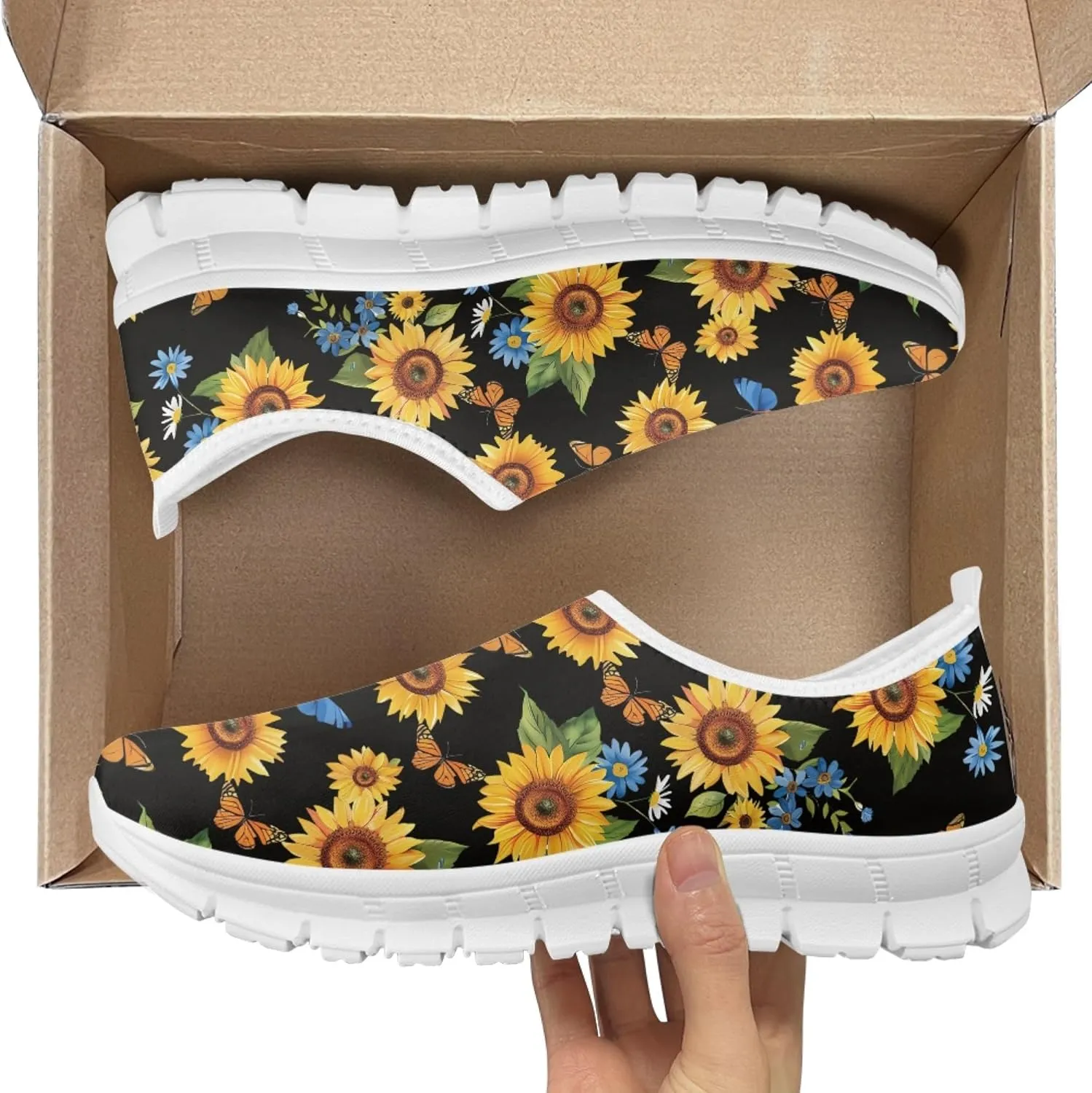 Fashion Design Women Walking Shoes Mesh Sneakers for Ladies Slip-on Shoes Nurse Loafers
