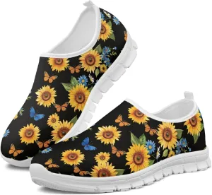 Fashion Design Women Walking Shoes Mesh Sneakers for Ladies Slip-on Shoes Nurse Loafers