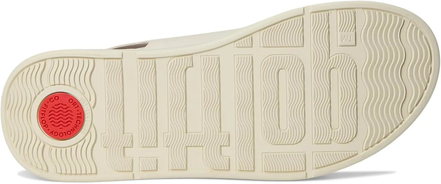 FitFlop Women's F-Mode Leather Flatform Back-Strap Toe/Post Sandals Wedge
