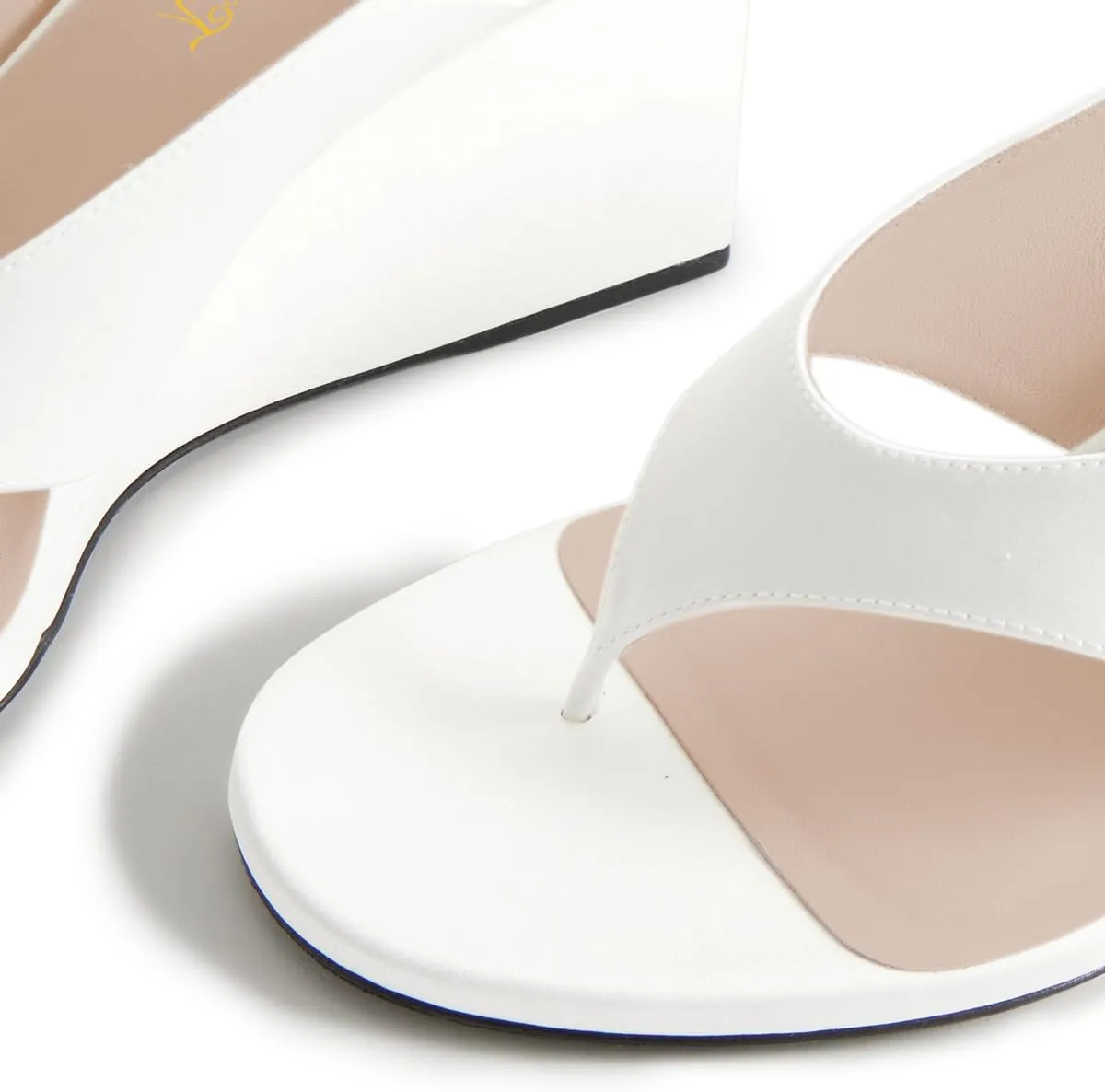 FOWT Women Classic Open Toe Slip on Mules Wedge High Heel Flip Flop Slippers Trendy Summer Party Daily Dress Slide Sandals Size 4-16 US