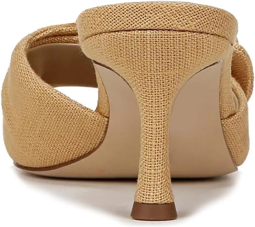 FOWT Women Graceful Pearl Bowknot Open Toe Slip On Slide Sandals Comfortable Low Heel Summer Party Casual Slippers Size 4-16 US