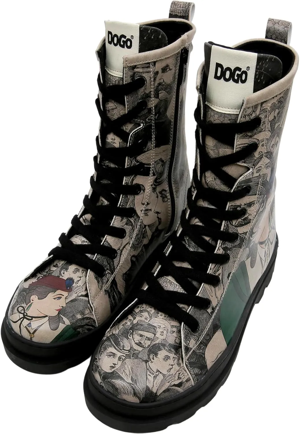 Gisele Boots for Women - Handmade and Vegan Leather Mid Calf Boots for Women,
