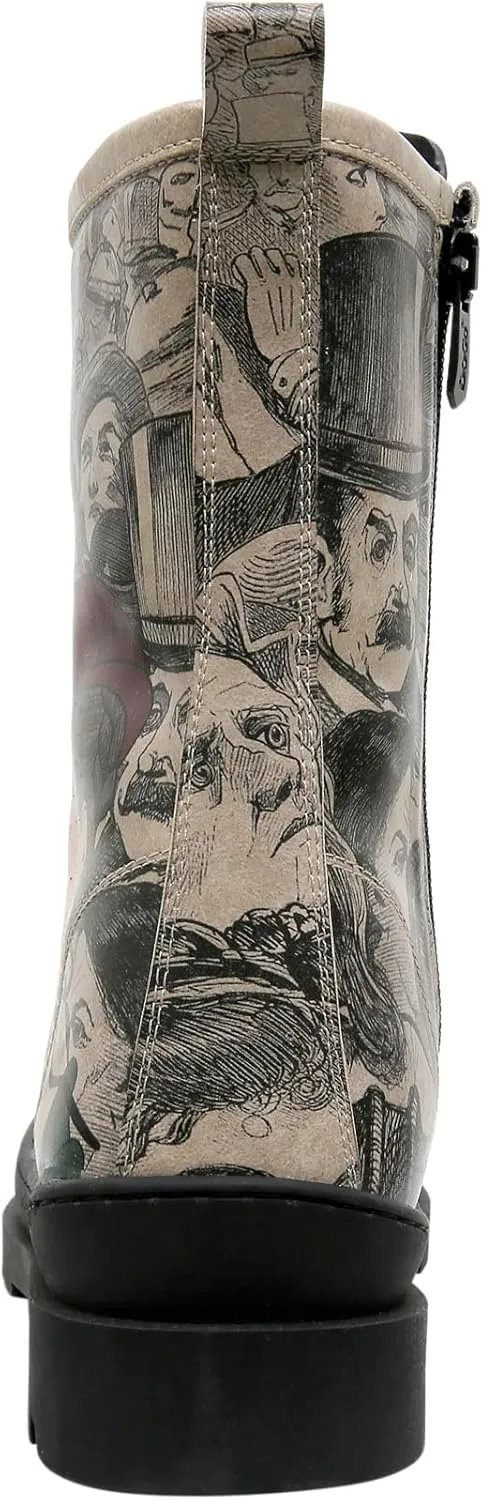 Gisele Boots for Women - Handmade and Vegan Leather Mid Calf Boots for Women,